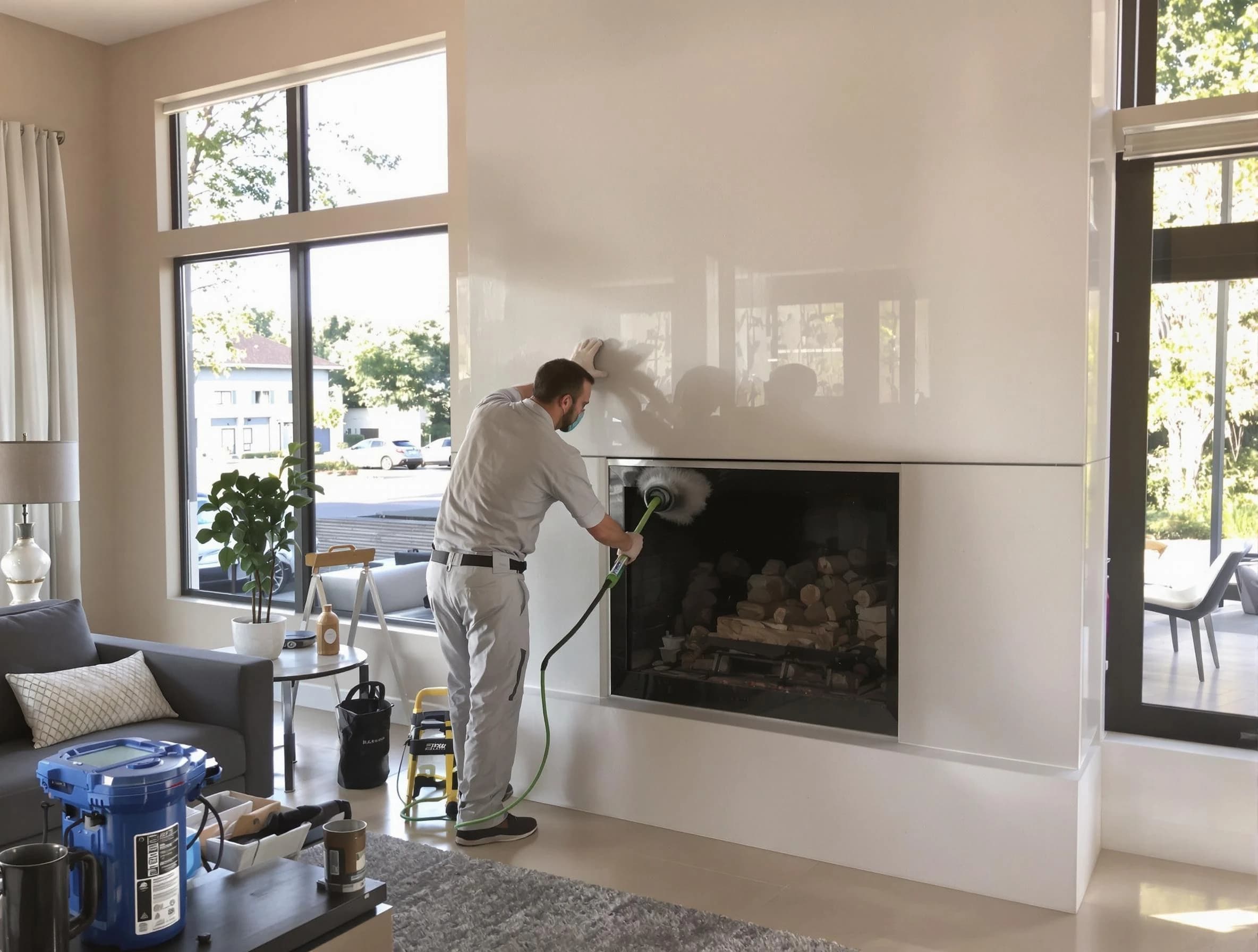 Ogden Chimney Sweep performing thorough soot removal in Ogden, UT