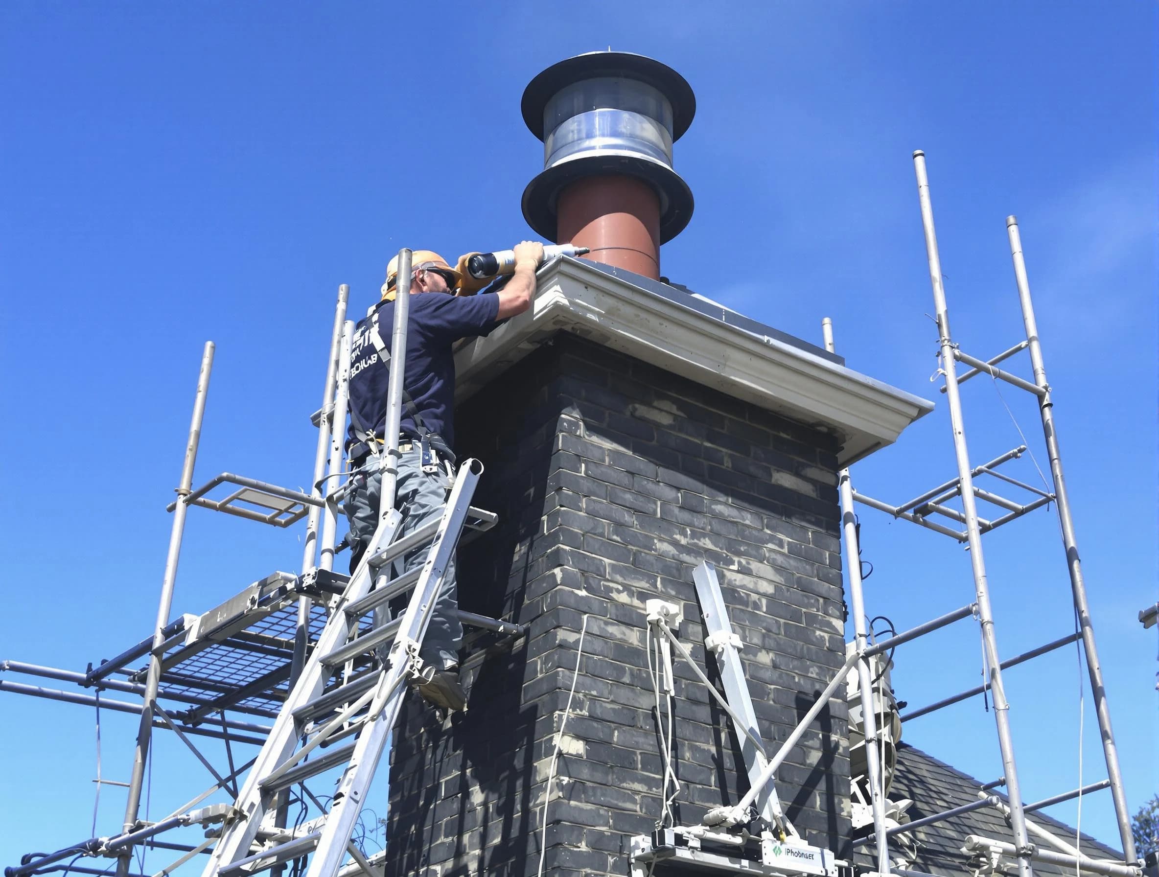 Sturdy chimney crown finished by Ogden Chimney Sweep in Ogden, UT