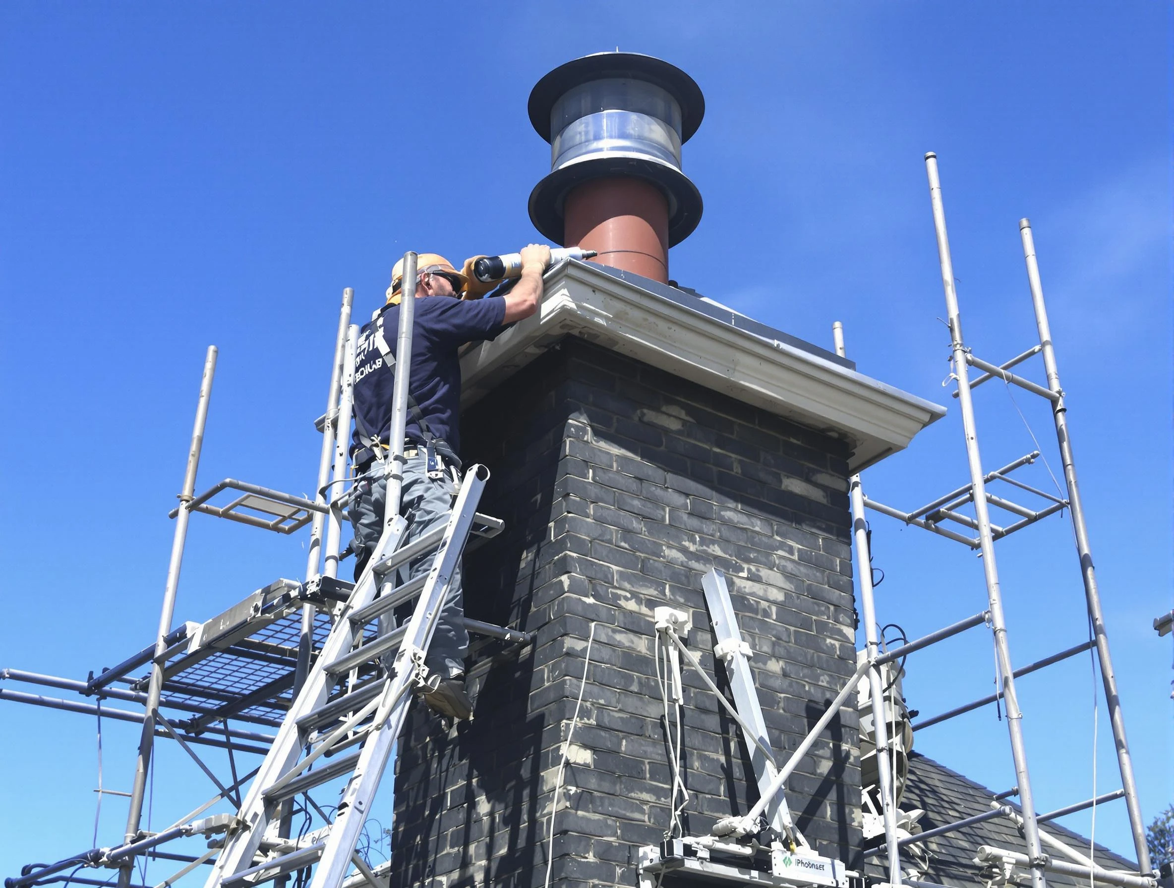 Sturdy chimney crown finished by Ogden Chimney Sweep in Ogden, UT