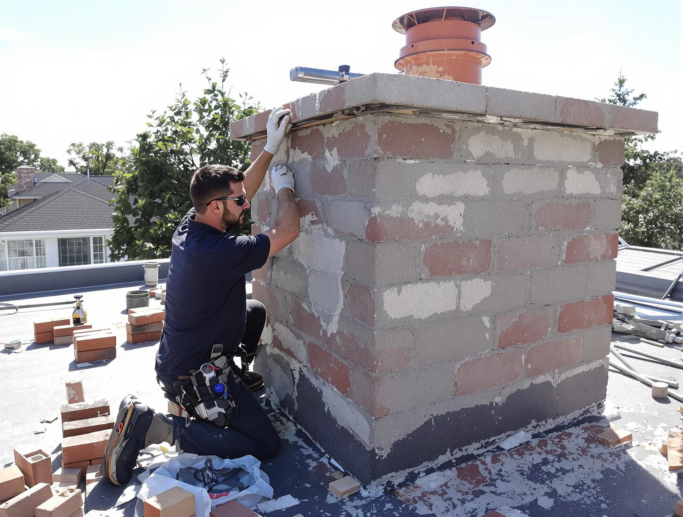 Advanced chimney repair process by Ogden Chimney Sweep in Ogden, UT