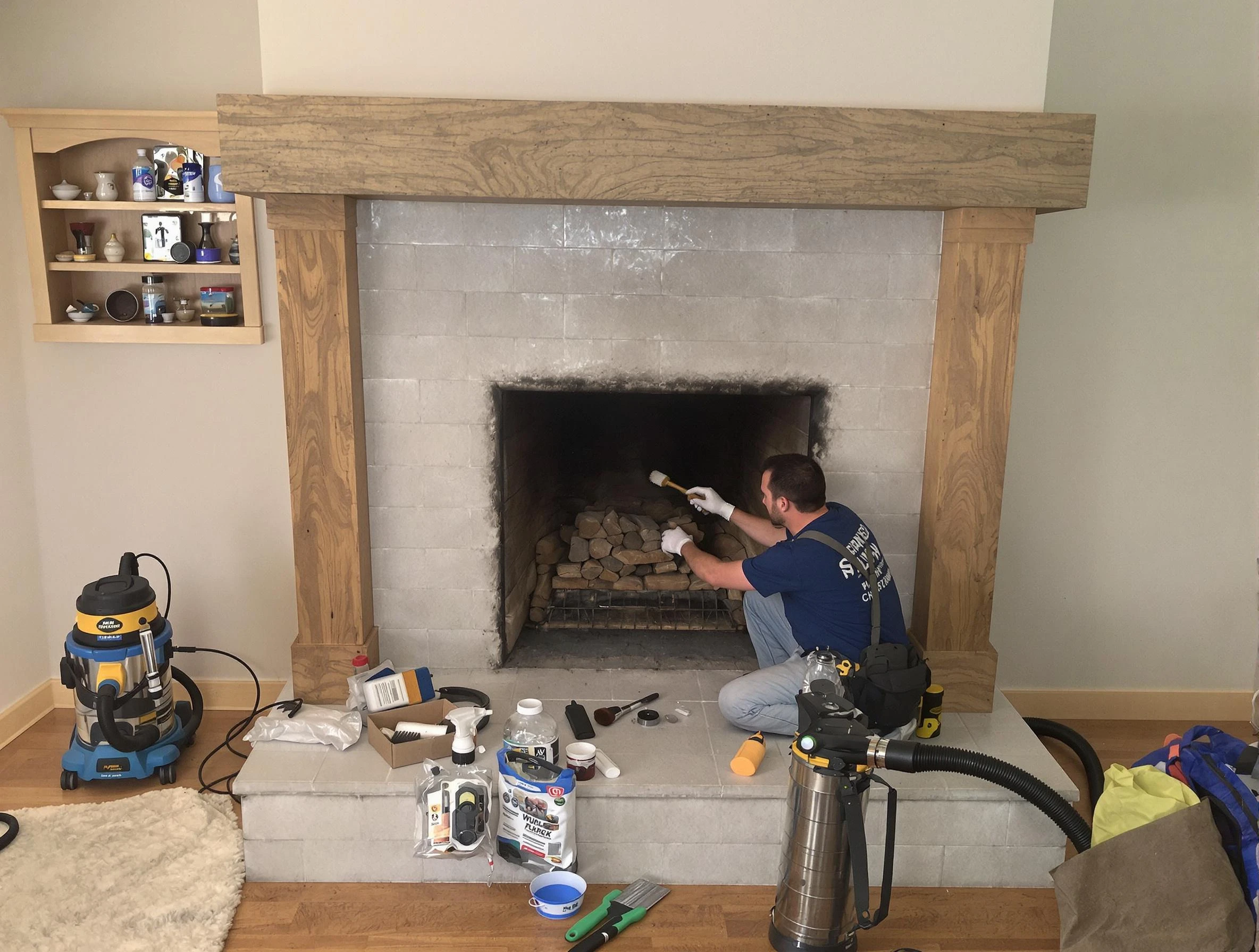 Detailed creosote removal process by Ogden Chimney Sweep in Ogden, UT